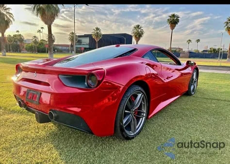 2016 Ferrari 488 Gtb z USA, uszkodzony, nr VIN ZFF79ALA5G0214993